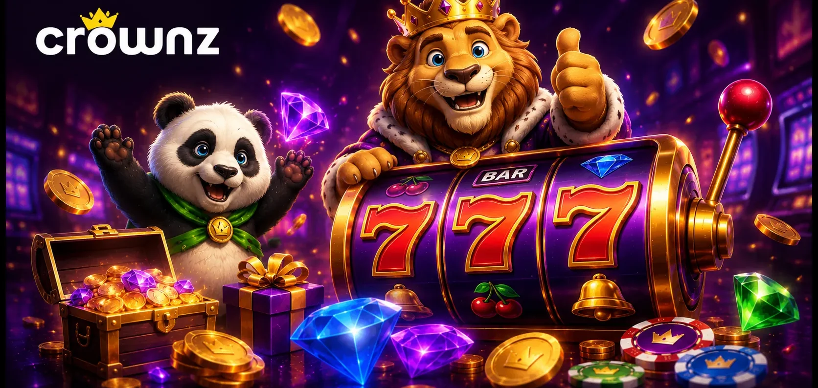 Crownz Casino banner slots